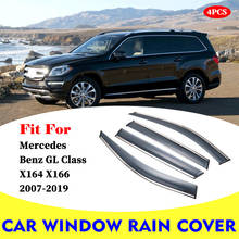 Protector de lluvia para coche, deflectores de toldo, embellecedor, cubierta exterior, accesorios de estilismo para Mercedes Benz clase GL X164 X166 GL350 GL450 2024 - compra barato