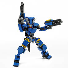 333Pcs Designer Mecha Warrior Building Blocks Toys For Children Armor Robots Anime Figure Model 17cm Action Figure Block Dolls 2024 - buy cheap