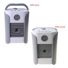 Condicionador, umidificador e purificador de ar portátil, 3 velocidades, para casa, escritório, desktop, silencioso, ventilador 2024 - compre barato