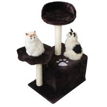 Cat Tree Tower Pets Play Tree Scratching Tree arbre a chat Climbing Jumping Toy Frame Pets Playing Relax and Sleep Toys 2024 - buy cheap