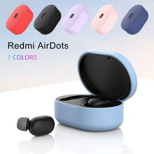 Capa protetora de silicone para xiaomi redmi airdots, capa protetora anti-derrapante 2024 - compre barato