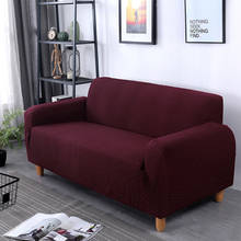 Three Seater Sofa Covers For Chair Knitting Slipcover Elastic Sofa Furniture Covers For Armchairs Universal Seat Couch Cover New 2024 - buy cheap