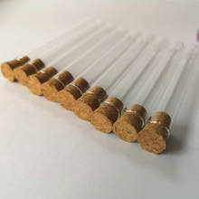 50Pcs 10x75mm 4ml Empty DIY Mini Wishing Glass Storage Bottles Flat Bottom Test Tubes with Cork Stoppers Thin Jars Craft Bottle 2024 - buy cheap