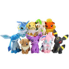 Pocket Monster Pikachu Poke Gift 20cm POKEMON Plush Toy Glaceon Leafeon Umbreon Espeon Jolteon Vaporeon Flareon Eevee Sylveon 2024 - buy cheap