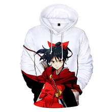 Sudadera con capucha de princesa de medio demonio para hombre y mujer, suéter con estampado de Inuyasha de dibujos animados, ropa informal para Cosplay 2024 - compra barato