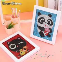 Evershine pintura diamante desenhos animados forma especial animais ponto cruz diamante bordado panda imagens strass arte diamante 2024 - compre barato