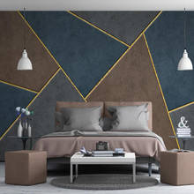Milofi custom 3D wallpaper mural personality abstract geometric light luxury background wall decoration wallpaper mural 2024 - buy cheap