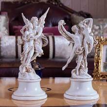 European Style Greek Goddess Love Angel Figurines Home Decoration Wedding Gifts Livingroom Bedroom Desktop Sculpture Art Crafts 2024 - buy cheap