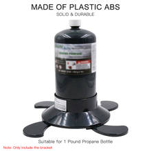 Пластиковый базовый кронштейн для газовой бутылки, фиксированная опора, пропановый цилиндр, замена основания для кемпинга, альпинизма 2024 - купить недорого