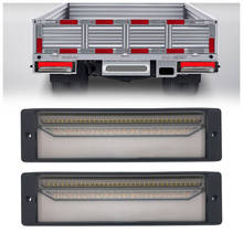 Luz LED impermeable 4 en 1 para remolque de camión pesado, luces traseras de neón para freno y giro, luces de señal que fluyen secuenciales, 2 uds. 2024 - compra barato