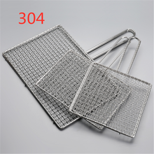 304 stainless steel round barbecue BBQ grill net meshes racks grid round grate Steam net Camping Hiking Outdoor Mesh Wire Net 2024 - buy cheap