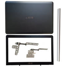 Capa traseira para laptop asus k501, capa traseira com lcd sem toque, moldura frontal, dobradiças, para os modelos k501l, v505l, a501, k501lb 2024 - compre barato