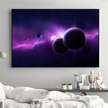 Pintura em tela para sala de estar, astronauta, estrelas da galáxia, buraco planetário hd, cartazes, universo, terra, pintura de tela 2024 - compre barato
