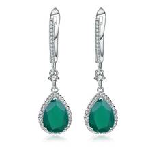 Gem's Ballet 5.28Ct Natural Green Agate Classic Earrings 925 Sterling Silver Gemstone Drop  Earrings For Women Fine Jewelry 2024 - buy cheap
