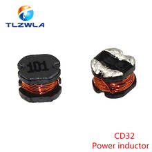 Inductor de potencia CD32, núcleo de cobre de inductancia SMD, 1000/2,2/3,3/4,7/10/15/22/47/100UH, 6,8 Uds. 2024 - compra barato