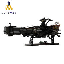 BuildMoc Technical Arcadia Space Battleship Spaceship Children's Toys Diy Building Blocks New Year Birthday Gift Assembly Model 2024 - buy cheap
