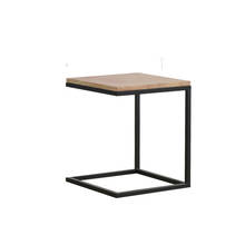 Скандинавский маленький столик для гостиной, Квадратный маленький квадратный столик, угловой столик, столик из цельного дерева, журнальный столик, железный стол 2024 - купить недорого