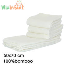 (10pcs/Lot)WizInfant Baby Muslin Squares Cloth 100% bamboo Reusable Nappy Bibs Wipes Burp Cloth Nappy Liners Baby Feeding Wipe 2024 - buy cheap