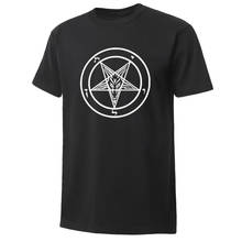 Terror Satan Men'S T Shirt Five-Pointed Star T-Shirt Mens Casual Round Collar Shirt Fitness Tees Tops 100% Cotton Short Sleeve 2024 - buy cheap