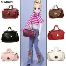 8pcs/lot Fashion 1/6 Doll Accessories For Barbie Doll Handbag Lady Leather Bag Purse Accessories for Barbie Dollhouse Kids Toy 2024 - buy cheap