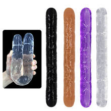 Flexible Soft Jelly Dildo Double Dildo for Women Vagina Anal Double Ended Dong Artificial Penis Gay Lesbian Sex Toys 2024 - buy cheap