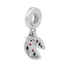 Memnon Passion For Pizza Hanging charms 925 sterling silver fit charm beads Bracelets necklaces DIY pendants For Jewelry Making 2024 - buy cheap