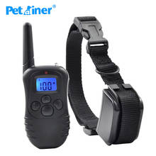 Petrainer-Collar eléctrico para perros 998DR-1, resistente a la lluvia y recargable, Control de 300M, Collar de entrenamiento para perros, choque y Beeper 2024 - compra barato