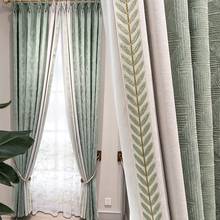 Hign Quality European Style Blackout Living Room Curtains 100% Polyester Shading Thermal Insulated Customized Curtains 2024 - buy cheap