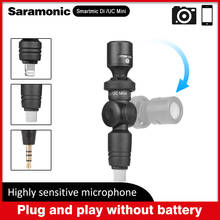 Saramonic Smartmic Di Mini Smartmic UC Mini Flexible Condenser Microphone Lightning TypeC Jack for iPhone Android Smartphone mic 2024 - buy cheap