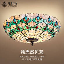 Tiffany lighting European style shell ceiling lamp ceiling living room LED 2024 - buy cheap