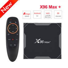 Android 9.0 TV BOX X96 MAX Plus 4GB 64GB 32GB Amlogic S905X3 Quad Core 8K Video Player Youtube Netflix Wifi 2.4/5G smart tv box 2024 - buy cheap