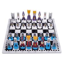 Hot Wooden Chess Children's Gifts Cartoon Modeling Chess Toys 2024 - buy cheap