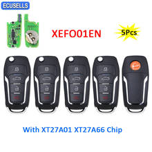Xhorse-mando a distancia XEFO01EN VVDI con Chip XT27A01 XT27A66, miniherramienta de llave VVDI2/VVDI, Max, 5 unids/lote 2024 - compra barato