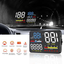 LEEPEE Car Head Up Display Windshield Screen Projector Speedometer HUD Display Digital Security Alarm D5000 OBD2 Diagnostic Tool 2024 - buy cheap