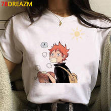 Oya-Camiseta de Haikyuu para hombre, Camisetas estampadas de Anime, Voleibol japonés Kawaii, Karasuno, Harajuku, de dibujos animados, Unisex 2024 - compra barato