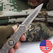 Super PDR Folding Blade Knife Outdoor Survival Hunting Knife Camping Blade Pocket Knives Folding Stainless Handle Wood Survival 2024 - buy cheap