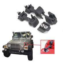 Cubierta de motor para Je ep Wrangler JK JL 2007-2018, pestillo de capó de bloqueo de coche, cubierta de captura para Je ep Wrangler JK JL 2019, accesorios 2024 - compra barato