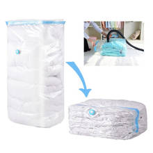 Вакуумный пакет высокой емкости, сжатый органайзер для одеял, одежды, прозрачные компактные Запаянные мешки, складной мешок для хранения 2024 - купить недорого