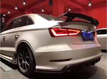 Real Carbon Fiber Car Rear Wing Trunk Lip Spoilers For Audi A3 S3 S-line RS3 Sedan 2014 2015 2016 2017 2018 2019 2020 2021 2024 - buy cheap