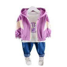Spring Autumn Children Casual Costume Kids Hoodies T-shirt Pants3Pcs/sets Toddler Clothes New Boys Baby Girls Cartoon Tracksuits 2024 - buy cheap