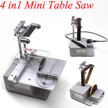 Pequeña sierra de mesa Micro motosierra multifunción Mini máquina de corte Diy sierras de carpintería de precisión Sierra de mesa de corte de escritorio 2024 - compra barato