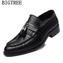 Fashion Crocodile Shoes Business Shoes Men Oxford Leather Designer Shoes Men Italian Chaussure Homme Mariage Sapatos Sociais 2024 - buy cheap