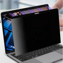 Protector magnético de pantalla de privacidad para MacBook M1 Chip Air 13 A2337 2020, película protectora antiespía para portátil, filtro de privacidad para Mac 2024 - compra barato