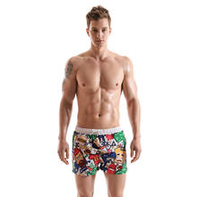 Pantalones cortos deportivos con estampado de dibujos animados para hombre, Bermudas para surfear, bañadores, trajes de baño de verano 2024 - compra barato
