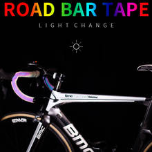 Cinta reflectante para manillar de bicicleta de carretera, cinta ligera de cuero Pu, accesorios para ciclismo 2024 - compra barato