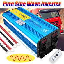 4000W/8000W Pure Sine Wave DC 12V/24V TO AC 220V/230V/240V Solar Power inverter With 3.1A USB Dual LED Display Universal Socket 2024 - buy cheap