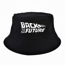 Back To The Future Men Dad hat Summer Fashion harajuku pop back to future bucket hat Movie women fisherman cap bob chapeau 2024 - buy cheap