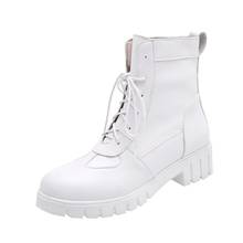 Big Size     boots women shoes ankle boots for women ladies boots shoes woman winter Waterproof platform thick heel 2024 - buy cheap