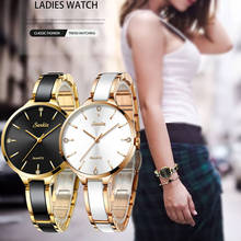 Sunkta, relógios femininos, relógios de luxo de marca top de ouro rosê, relógio de pulso para mulheres, de quartzo, à prova d'água, relógios de menina 2024 - compre barato