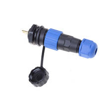 Novo SP13-2 2 pinos conector à prova dip68 água conectores de cabo de alimentação ip68 tomada 2024 - compre barato